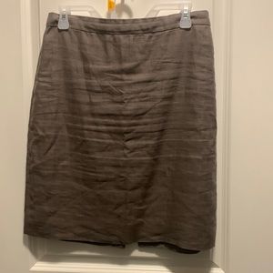 J. Crew Linen Pencil Skirt Size 6